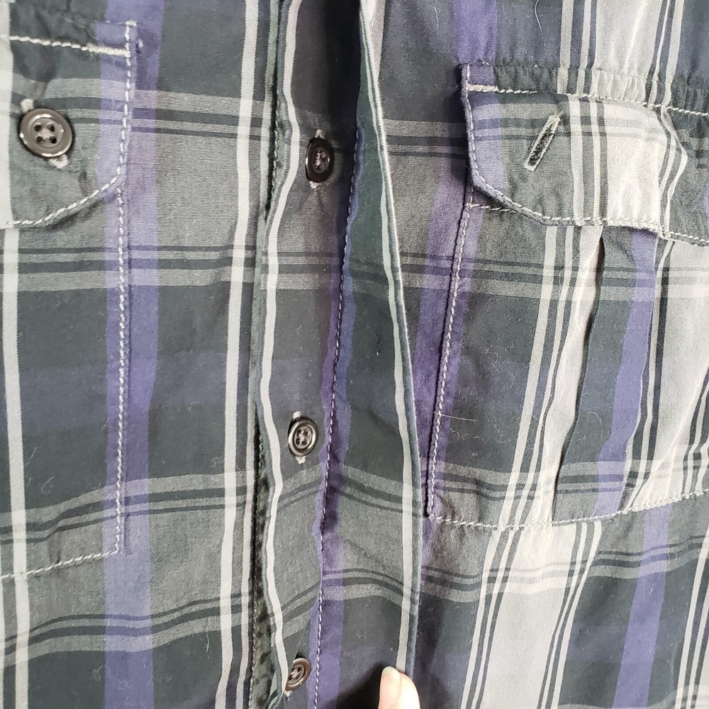 Life After Denim Plaid Button Up Mens Sz S Shirt Classic Collared Outdoor Casual - Picture 4 of 9